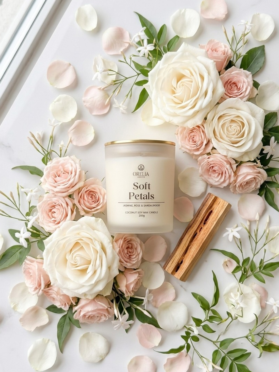 Soft Petals Scented Candle image